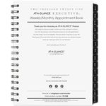 AT-A-GLANCE Executive 2025 Appointment Book Planner Refill for 70-545, Weekly & Monthly, 6-1/2" x 8-3/4", Medium (709081025)
