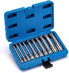 AIRTOON 10PCS Triple Square Spline Bit Socket Set, Extra Long 4'' Length, M4-M18, S2 and Cr-V Steel, Spline Tip Bit Socket Set for Most European Vehicles