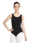 Capezio Women's Tank Leotard, Black, Small