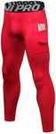 LNJLVI Men's Compression Pants Spor