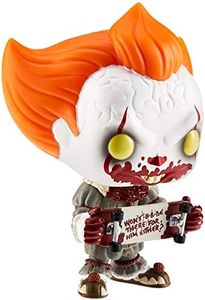 Funko 40628 POP. Vinyl: Movies: IT: Chapter 2-Pennywise w/Skateboard Collectible Figure, Multicolour