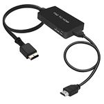 XIANREN PS2 To HDMI Converter, PS2 HDMI Cable Support 1080P/720P, Composite To HDMI Works for PS1/2, HD Link Cable for PS2. PS1 To HDMI Cable, PS2 To HDMI Cable.