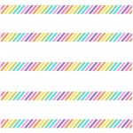 School Bulletin Board Borders, Trimmers for School Decoration, Back to School Classroom Decoration (pastel stripes)