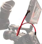 12G SDI Cable, 75Ohm BNC Plug to Plug L-Shape Coaxial Cable, 0.5m Canare LV-61S Right Angle Video Cable for 4K Cameras, Video Transmission System and Monitor