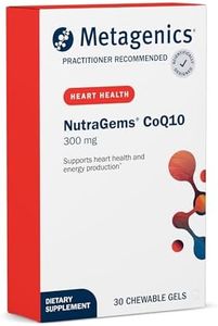 Metagenics NutraGems CoQ10 300 mg - Antioxidant Supplement - for Energy Production Support* - Coenzyme Q10 - Lycopene for Color - Non-GMO & Gluten-Free - 30 Chewable Gels