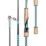 Sougayilang Fishing Rods, Graphite Spinning&Casting Rods, Lightweight 2-Sections Cork Handle Casting Rods Freshwater and Saltwater for Pike, Perch, Zander, Trout-18ZB