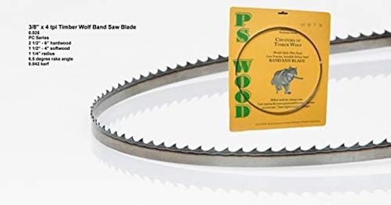 PS Wood Timber Wolf 70 1/2 x 3/8 x 4 tpi Band Saw Blade