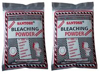 Santosh Powerful Bleaching Powder 1KG For Household & Kitchen Cleaning|Disinfectant to Kill Fungus,Germs,Bacteria |Floor Cleaner| |Toilet Cleaner| |Overhead Tank Cleaner| - Pack of 2