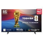 Toshiba 215 cm (85 inches) C450NP Series 4K Ultra HD Smart Google QLED TV 85C450NP (Black)