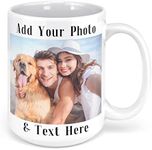 Custom Photo Coffee Mug, 11 - 15 oz