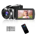 Video Camera, Camcorder 2.7K 30FPS, 16x Digital Zoom YouTube Camera,30 Million Pixels, Infrared IR Night Vision Camcorder Camera, 3.0" 270° Rotating Screen LED Vlogging Camera, Selfie Camera