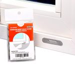 by.RHO 50pcs Window WEEPHOLE Cover Screen Patch (Silver Gray)