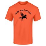 Shop4Ever Camp Half Blood Demigods T-Shirt Long Island Sound Shirts Medium Orange 0