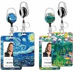 3 Pack Retractable Badge Holders wi