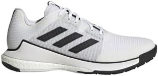 adidas Crazyflight Footwear White/Core Black/Footwear White 8 D (M)