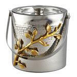 Elegance 70027 Gilt Leaf Double Wall Ice Bucket