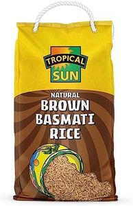 Tropical Sun Natural Brown Basmati Rice (Wholegrain), 5KG Bag | Nutritious & Aromatic Basmati Rice | Perfect for Healthy Meals | Ideal for Everyday Cooking