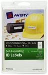 Avery Dennison AVE-00760 Self-Laminating ID Labels, Multi-Colour