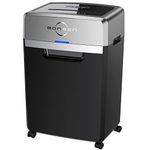 BONSEN Heavy Duty Paper Shredder, 24-Sheet Paper Shredders for Home Office Use, 40-Min Continuous Running Time, Commercial Grade Shredders for Office, 9-Gallon Basket, 55dB Super Quiet, P-4 Security