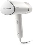 Philips 3000 Series Portable Steamer - 1000 W, Compact and Foldable, Constant Steam Output 20 g/min, No Ironing Board Required, White (STH3020/10)