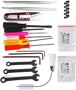 Sewing Machine Cleaning Kit, Serger Service Kit, Straight/Curved Tweezers Overlock Machine Tool Screws Brush Scissors Wrenches for Overlock Sewing Machine