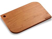 Vesta Homes Single Block Wooden Chopping/Cutting Board for Kitchen Vegetables, Fruits & Cheese | Natural Acacia Wood | Natural Color, 33 x 21.5 x 1.5 cm | Handcrafted | Made in India