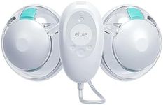 Elvie Stride 2 Double with Lanyard- Breast Pump, Electric Breastfeeding Pump with Ultra Soft Cups, Hands-Free & Portable & Wearable, 150 ml Capacity per Cup, Hospital-Grade Suction, 10 Modes