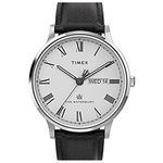 Timex Waterbury Classic Day/Date Leather Strap Watch (Model: TW2U88400VQ)