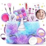 Kids Makeup Kit for Girl with Purpl