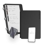 Rocketbook Pro 2.0 Reusable Digital Notebook - Smart Notepad - Black, with 20 Dotted & Lined Pages, Hardcover, with Pilot Frixion Pen & Microfiber Cloth, A4 Letter Size 8.5" x 11" - Office Gadget