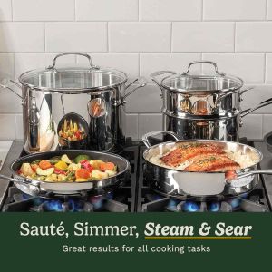 Cuisinart Chef’s Classic 11-Piece Cookware Set – Stainless Steel