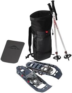 MSR Evo Trail Snowshoe Kit with Trekking Poles and Seat-Cushion Backpack