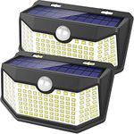 HMCITY Solar Lights Outdoor 120 LED