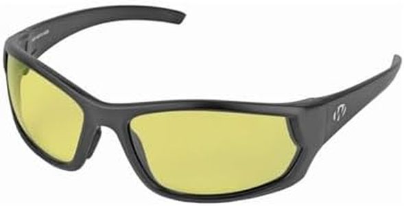 Walker's IKON Carbine Full Frame Shooting Glasses | Impact-Resistant Non-Slip Frame Hunting Shooting Eyesight Protection Glasses, Microfiber Lens Cloth & Carry Case Included, Amber