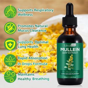 Mullein Leaf Extract Drops – Herbal Supplement, Alcohol-Free