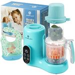 Amplim Baby Food Maker, Baby Food Processor, Steamer, Blender, Puree Maker in-One for Infants and Toddlers. Smart Control Meal Preparation Machine, Essential Baby Registry Must Haves, BPA Free – Blue