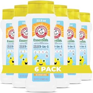 Arm & Hammer 6 Pack Essentials Kids Body Wash - 3-in-1 Sea Monster Mango 22.5oz - Non Toxic Kids Shampoo and Body Wash And Conditioner