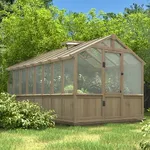 Mupater 8 x 16 FT Wooden Greenhouse