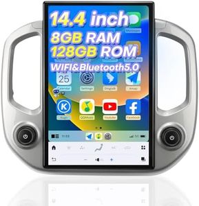 14.4 Inch Android 2K Screen Car Radio for Chevrolet Colorado 2013 2014 2015 2016 2017 2018 Wireless CarPlay & Android Auto, GPS Navigation,8GB RAM 128GB ROM, Retains Original Controls & Functions