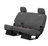 Covercraft Carhartt SeatSaver Custom Seat Covers | SSC8452CAGY | 2nd Row 40/60 Bench Seat | Compatible with Select Toyota Tacoma Models, Gravel