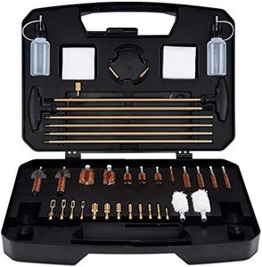 Boosteady Universal Gun Cleaning Kit Rifle Handgun Shotgun Cleaning Kit with Range Size Deluxe Portable Case for .17 .22 .243 .270 .30 .357 .40 .45 Cal 12GA 20GA