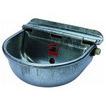 MILLER CO Galvanized Stock Waterer, 68.8 oz