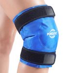 PORSIMET Ice Pack for Knee Replacement Large Knee Ice Pack Wrap for Injuries Reusable, Hot Cold Therapy Gel Cold Pack Knee Wrap for Pain Relief, Swelling, Bruises and Arthritis