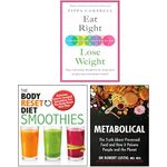 Eat Right, Lose Weight, The Body Reset Diet Smoothies, Metabolical 3 Books Collection Set