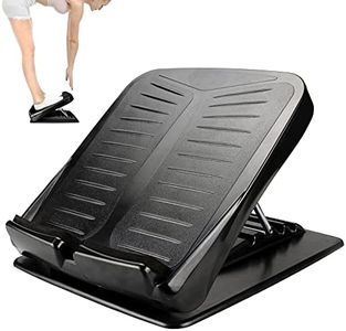 JADE KIT Slant Board Calf Stretcher Adjustable 4 Angles Anti Slip Incline Board for Stretching, Ankle Stretch Board Calf Stretch Incline Board for Heel, Hamstring, Achilles, Leg Calves, Black