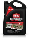 Ortho GroundClear Year Long Vegetation Killer Refill - Visible Results in 1 Hour, Kills Weeds and Grasses to the Root, Up to 1 Year of Weed and Grass Control, 1.33 gal.