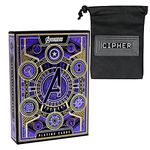 Theory 11 Avengers Playing Cards - Infinity Saga Deck - Includes Cipher Card Bag