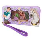 Loungefly Disney Tangled Rapunzel Lenticular Zip Around Wristlet Wallet, Multicolor, Zip Around Wallet