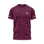 Mens T Shirt Premium Quality Tee with Melange Effect Reflective Logo Comfortable FitAthletic Fit Moisture Wicking Sports Style T-Shirts