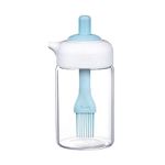 Femora Borosilicate Glass Oil Sprayer For Cooking, Oil Bottle, 200 ML, Pack of 1, Blue